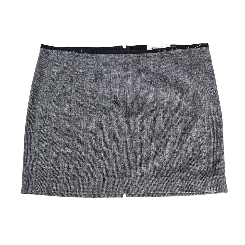 Women's Étoile Isabel Marant Size 2 Grey Virgin Wool Blend Mini Skirt